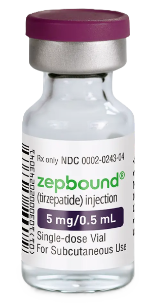 Zepbound tirzepatide single-dose vial